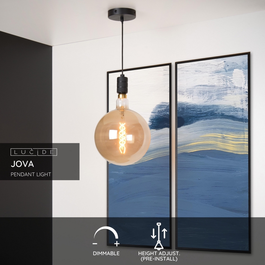 Lucide 08426/01/30 - Napájecí kabel JOVA 1xE27/60W/230V