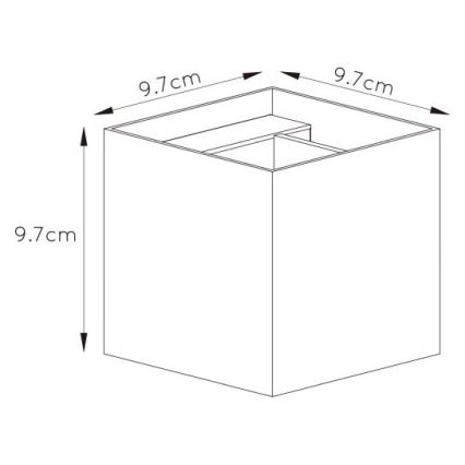 Lucide 09217/04/36 - LED Stmívatelné nástěnné svítidlo XIO 1xG9/4W/230V antracit