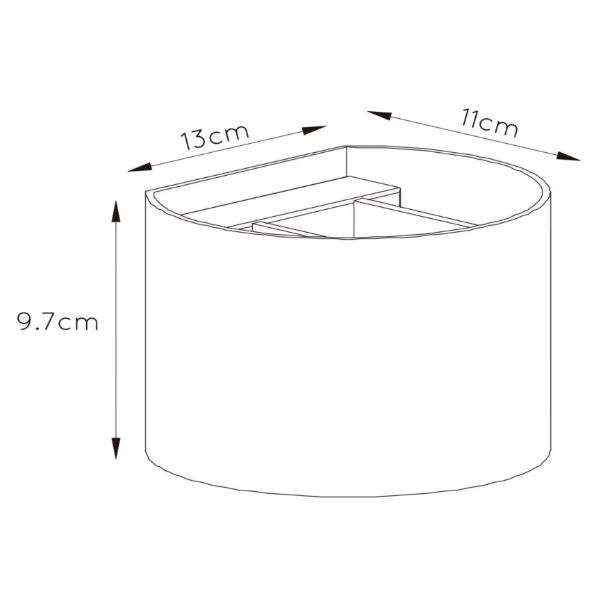Lucide 09218/04/30 - LED Stmívatelné nástěnné svítidlo XIO 1xG9/4W/230V černé