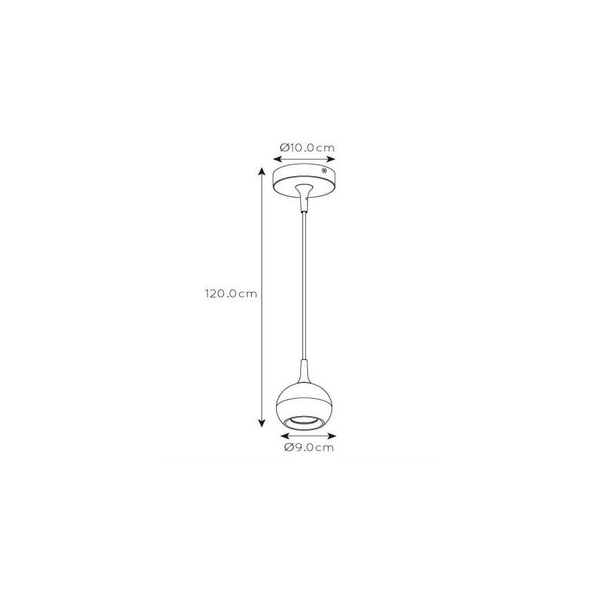 Lucide 09434/01/31 - Lustr na lanku FAVORI 1xGU10/5W/230V bílá