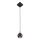 Lucide 09438/01/30 - Lustr na lanku FAVORI 1xGU10/50W/230V IP44 černá
