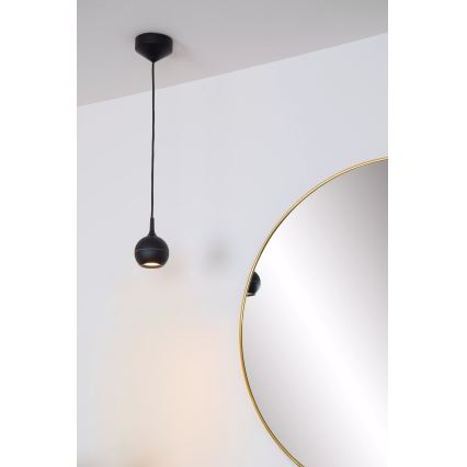 Lucide 09438/01/30 - Lustr na lanku FAVORI 1xGU10/50W/230V IP44 černá