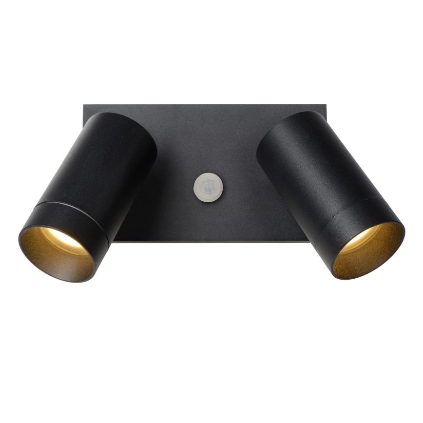 Lucide 09831/02/30 - Venkovní svítidlo se senzorem TAYLOR 2xGU10/50W/230V IP54
