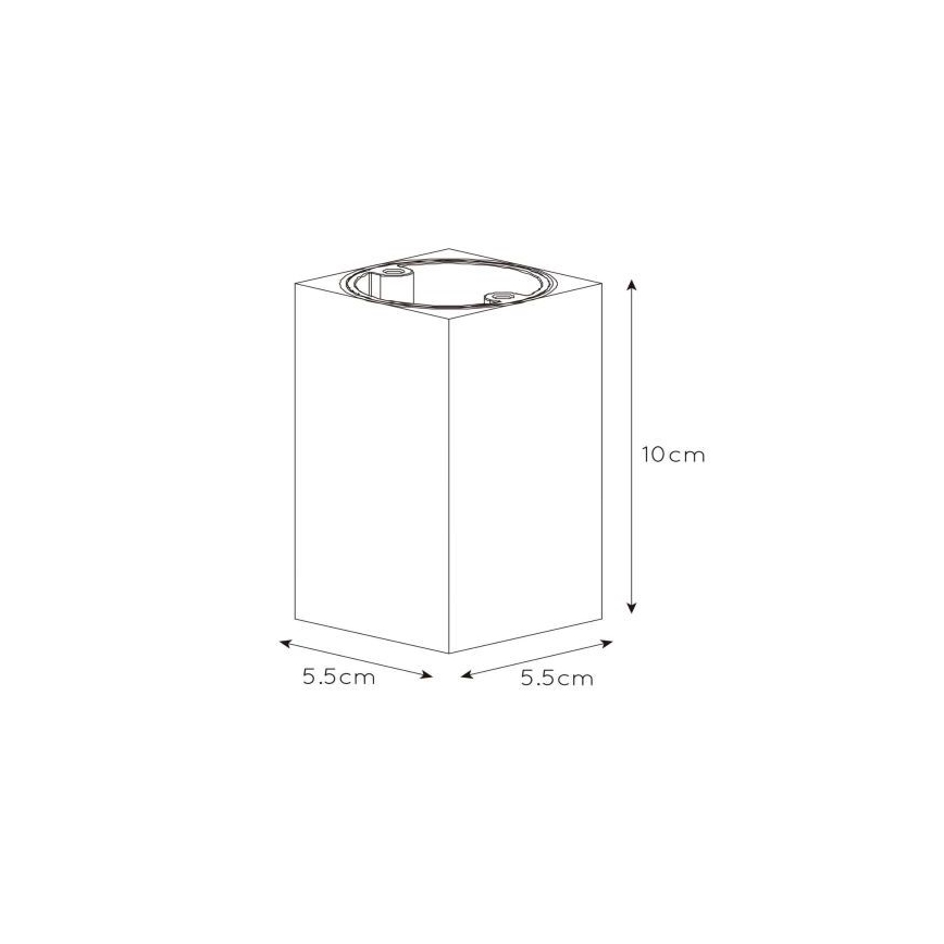 Lucide 09916/06/36 - LED Stmívatelné bodové svítidlo DELTO 1xGU10/5W/230V šedá