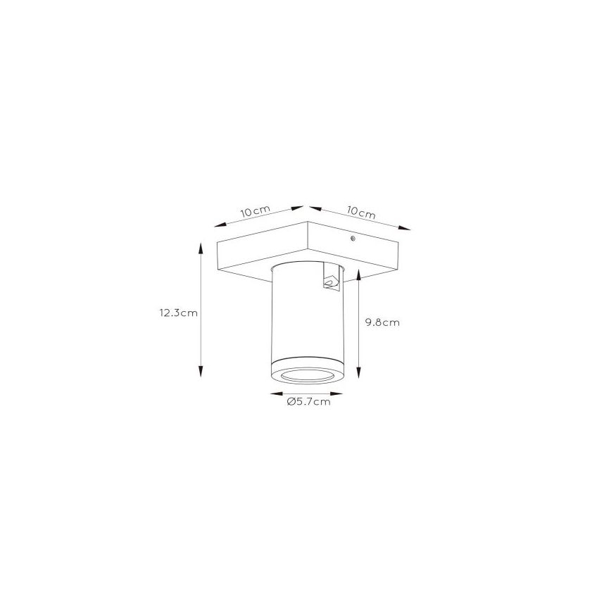 Lucide 09930/05/30 - LED Stmívatelné bodové svítidlo TAYLOR 1xGU10/5W/230V IP44