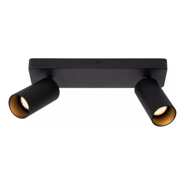 Lucide 09939/02/30 - Bodové svítidlo CLUBS 2xGU10/40W/230V černá