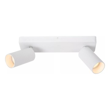 Lucide 09939/02/31 - Bodové svítidlo CLUBS 2xGU10/40W/230V bílá