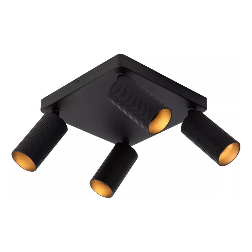 Lucide 09939/14/30 - Bodové svítidlo CLUBS 4xGU10/40W/230V černá