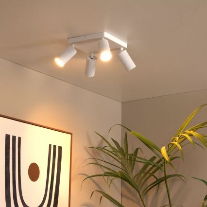 Lucide 09939/14/31 - Bodové svítidlo CLUBS 4xGU10/40W/230V bílá