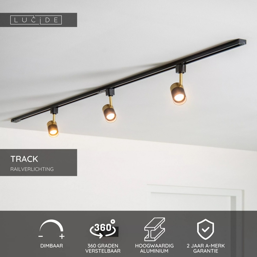 Lucide 09952/01/30 - Bodové svítidlo do lištového systému TRACK 1xGU10/MR16/50W/230V
