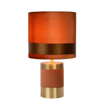 Lucide 10500/81/43 - Stolní lampa EXTRAVAGANZA FRIZZLE 1xE14/40W/230V hnědá