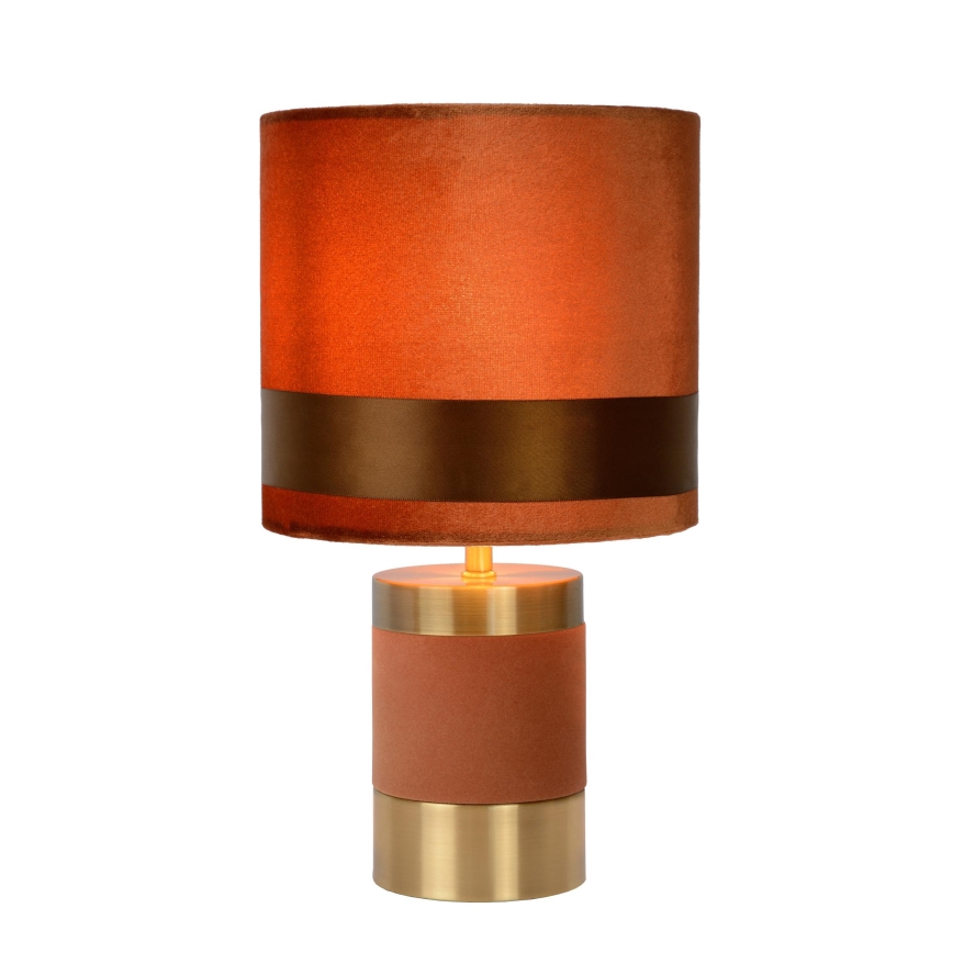 Lucide 10500/81/43 - Stolní lampa EXTRAVAGANZA FRIZZLE 1xE14/40W/230V hnědá