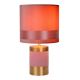 Lucide 10500/81/66 - Stolní lampa EXTRAVAGANZA FRIZZLE 1xE14/40W/230V růžová