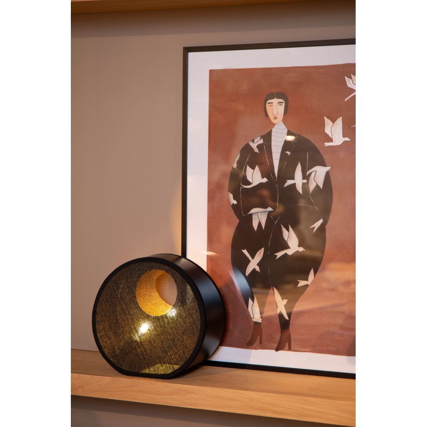 Lucide 10517/01/30 - Stolní lampa LOXIA 1xE14/40W/230V černá