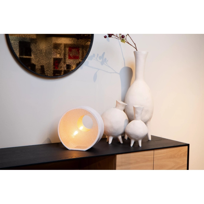 Lucide 10517/01/38 - Stolní lampa LOXIA 1xE14/40W/230V bílá