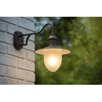 Lucide 11871/01/97 - Venkovní nástěnné svítidlo ARUBA 1xE27/24W/230V IP44