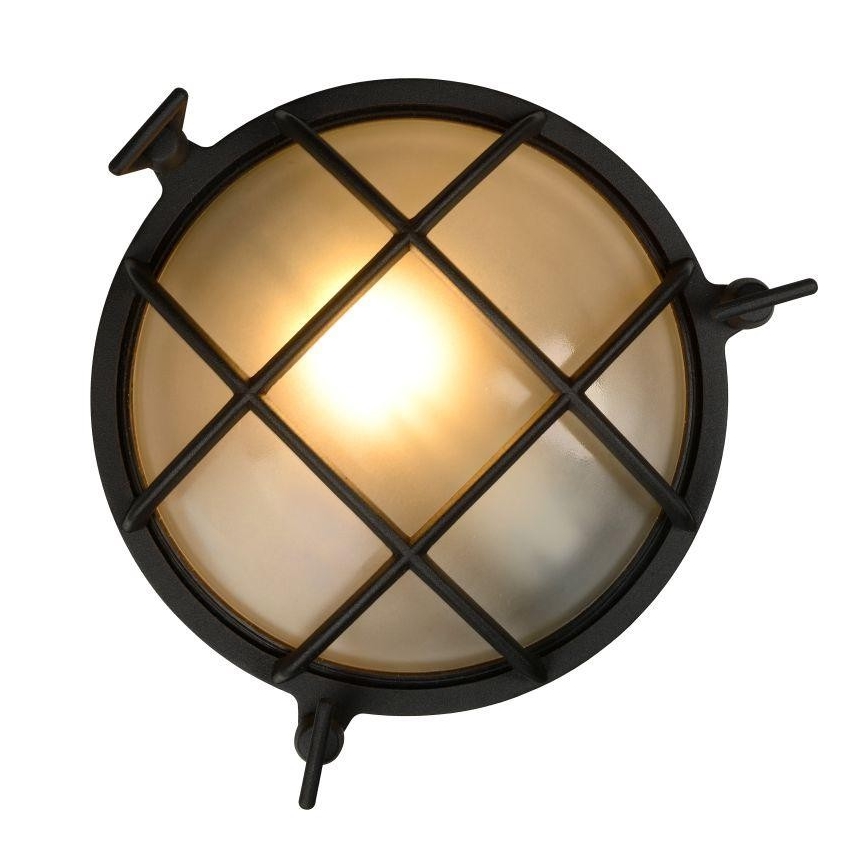 Lucide 11890/25/30 - Venkovní nástěnné svítidlo DUDLEY 1xE27/40W/230V IP65 černá