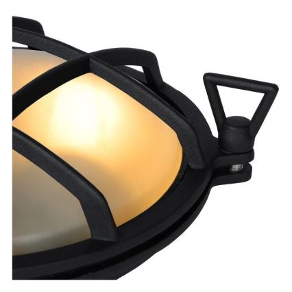 Lucide 11890/25/30 - Venkovní nástěnné svítidlo DUDLEY 1xE27/40W/230V IP65 černá