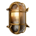 Lucide 11891/20/02 - Venkovní nástěnné svítidlo DUDLEY 1xE27/40W/230V IP65 zlatá