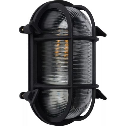 Lucide 11891/20/30 - Venkovní nástěnné svítidlo DUDLEY 1xE27/40W/230V IP65 černá