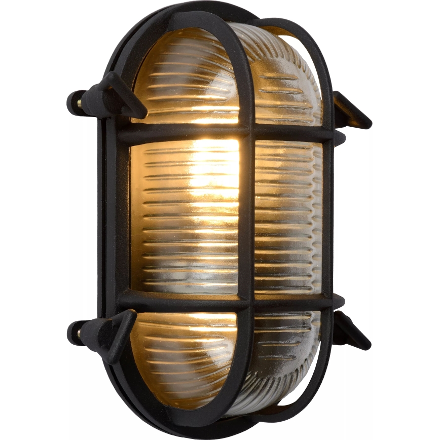 Lucide 11891/20/30 - Venkovní nástěnné svítidlo DUDLEY 1xE27/40W/230V IP65 černá