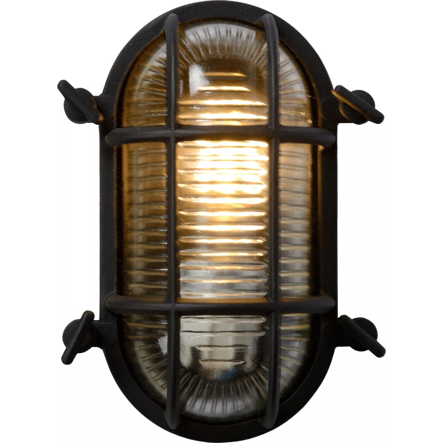 Lucide 11891/20/30 - Venkovní nástěnné svítidlo DUDLEY 1xE27/40W/230V IP65 černá