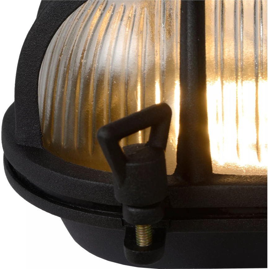 Lucide 11891/20/30 - Venkovní nástěnné svítidlo DUDLEY 1xE27/40W/230V IP65 černá