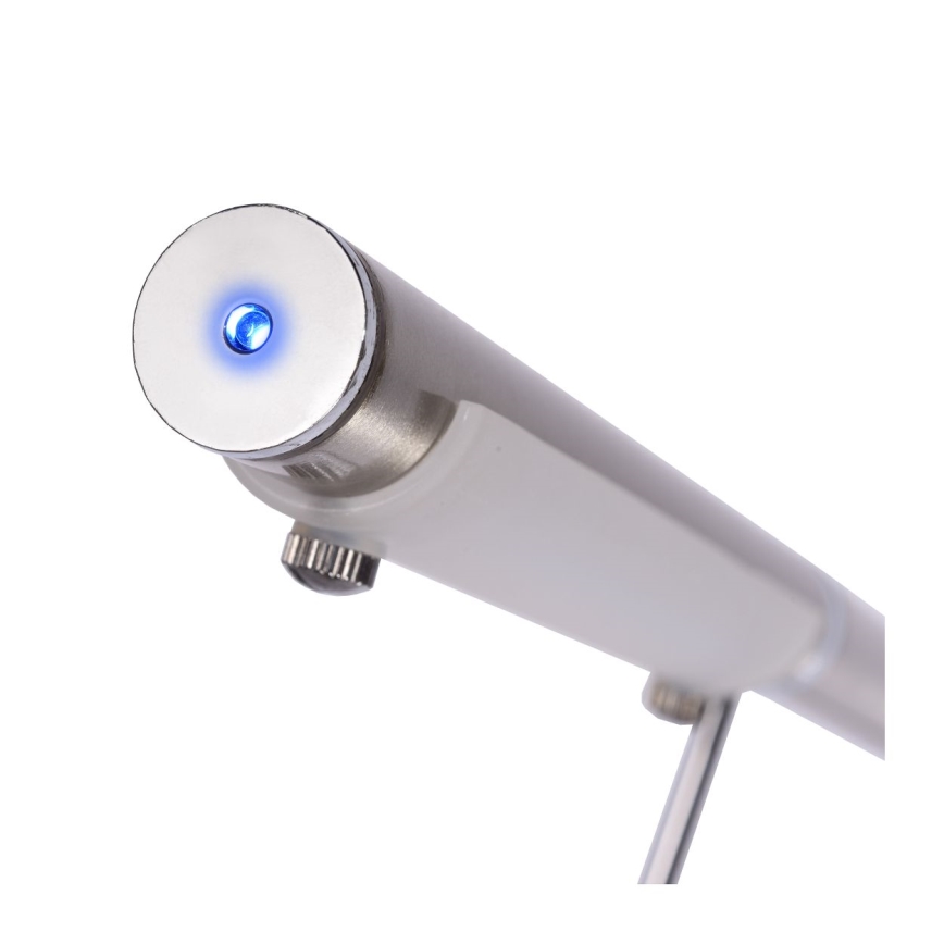Lucide 12719/06/12 - LED Stmívatelná stojací lampa BERGAMO 1xLED/6W/230V matný chrom