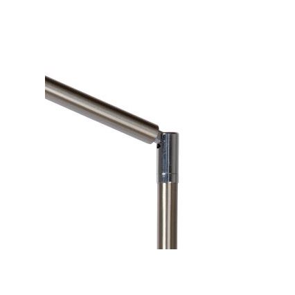 Lucide 12719/06/12 - LED Stmívatelná stojací lampa BERGAMO 1xLED/6W/230V matný chrom