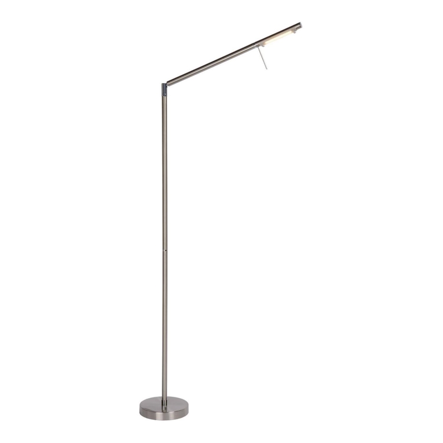 Lucide 12719/06/12 - LED Stmívatelná stojací lampa BERGAMO 1xLED/6W/230V matný chrom