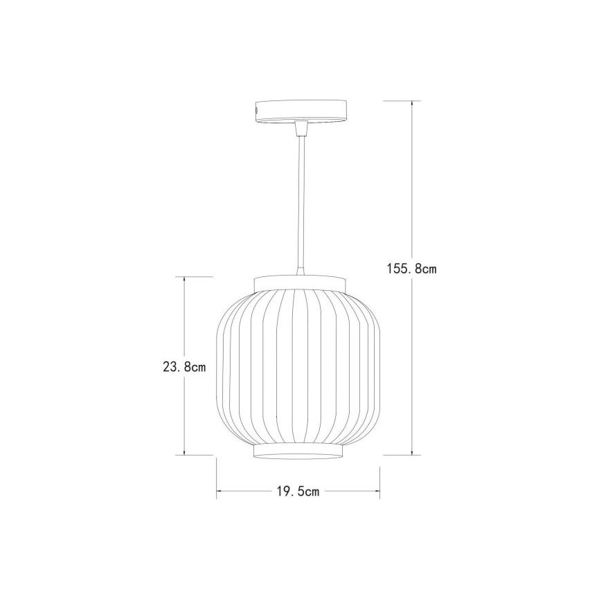 Lucide 13435/01/31 - Lustr na lanku GOSSE 1xE27/40W/230V