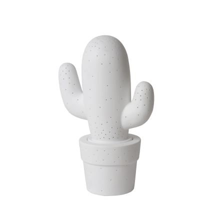 Lucide 13513/01/31 - Stolní lampa CACTUS 1xE14/40W/230V bílá