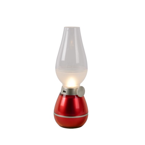 Lucide 13520/01/32 - LED stolní lampa ALADIN 1xLED/0,4W/5V červená