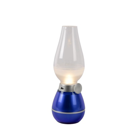 Lucide 13520/01/35 - LED stolní lampa ALADIN 1xLED/0,4W/5V modrá