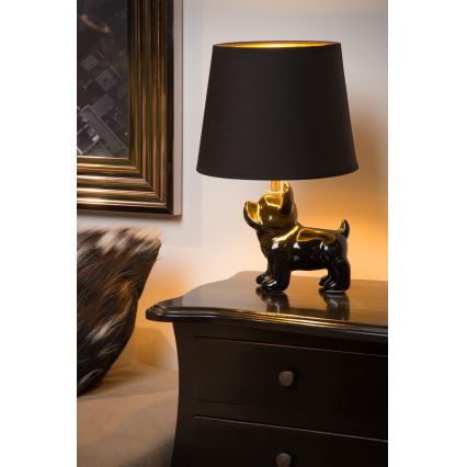 Lucide 13533/81/30 - Stolní lampa WINSTON 1xE14/25W/230V černá