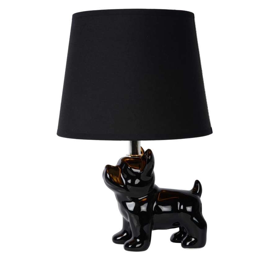Lucide 13533/81/30 - Stolní lampa WINSTON 1xE14/25W/230V černá