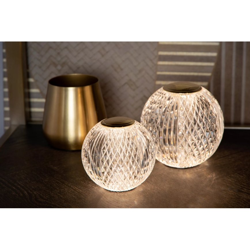 Lucide 13599/01/60 - LED Stmívatelná nabíjecí dotyková stolní lampa CINTRA LED/1,5W/3,7V 1400 mAh