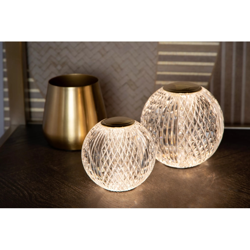 Lucide 13599/02/60 - LED Stmívatelná nabíjecí dotyková stolní lampa CINTRA LED/2W/3,7V 4000 mAh