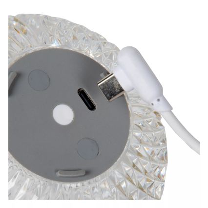 Lucide 13599/02/60 - LED Stmívatelná nabíjecí dotyková stolní lampa CINTRA LED/2W/3,7V 4000 mAh