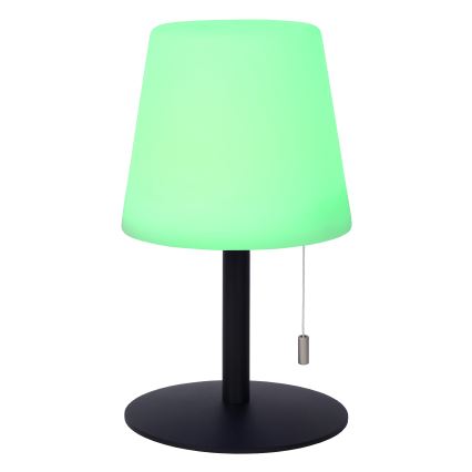 Lucide 13815/02/99 - LED RGBW Stmívatelná venkovní lampa RIO LED/1,8W/3,7V USB IP44 1800 mAh černá