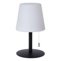 Lucide 13815/02/99 - LED RGBW Stmívatelná venkovní lampa RIO LED/1,8W/3,7V USB IP44 1800 mAh černá