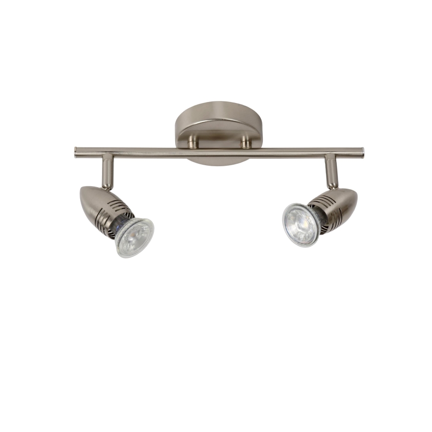 Lucide 13955/10/12 - LED bodové svítidlo CARO-LED 2xGU10/5W/230V matný chrom