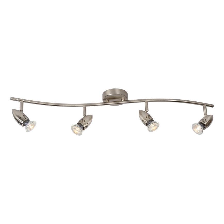 Lucide 13955/20/12 - LED bodové svítidlo CARO-LED 4xGU10/5W/230V matný chrom