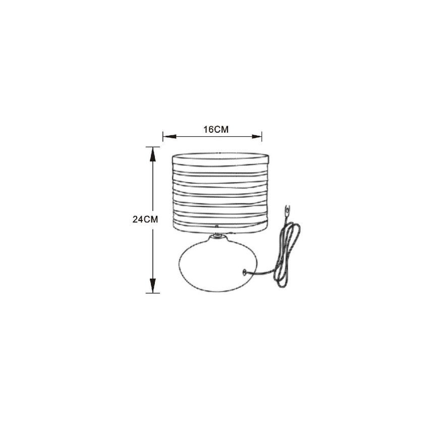 Lucide 14559/81/39 - Stolní lampa TINA 1xE14/40W/230V fialová
