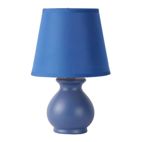 Lucide 14561/81/35 - Stolní lampa MIA 1xE14/40W/230V modrá