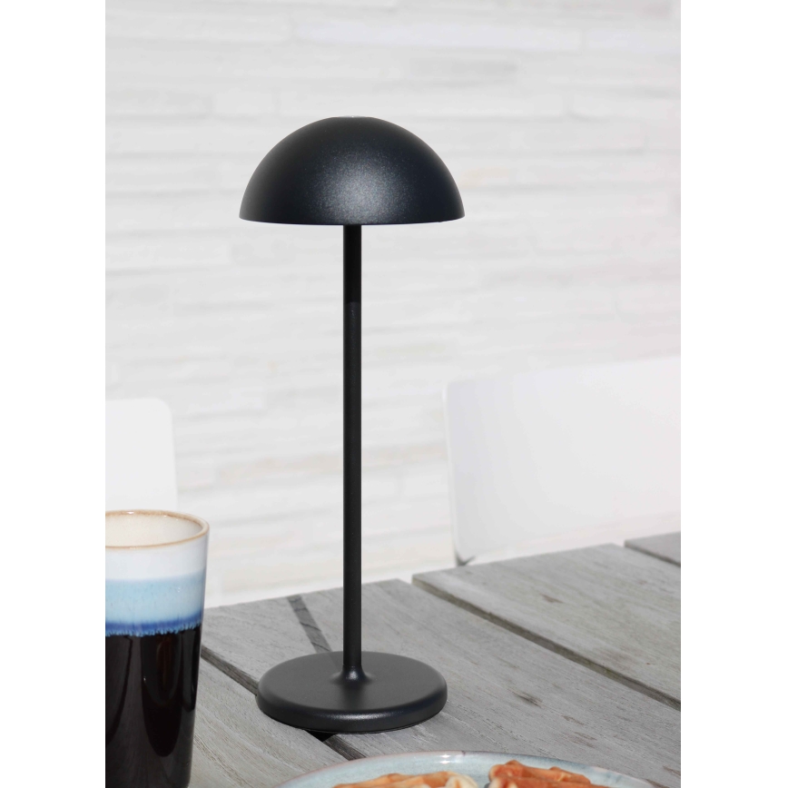Lucide 15500/02/30 - LED Stmívatelná dotyková venkovní lampa JOY LED/1,5W/3,7V USB IP54 2200 mAh černá