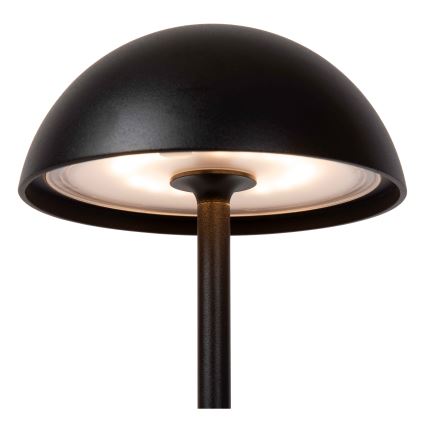 Lucide 15500/02/30 - LED Stmívatelná dotyková venkovní lampa JOY LED/1,5W/3,7V USB IP54 2200 mAh černá