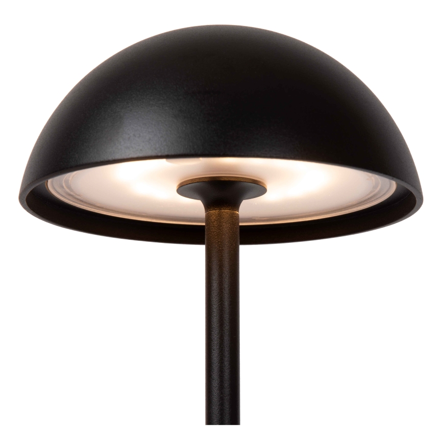 Lucide 15500/02/30 - LED Stmívatelná dotyková venkovní lampa JOY LED/1,5W/3,7V USB IP54 2200 mAh černá