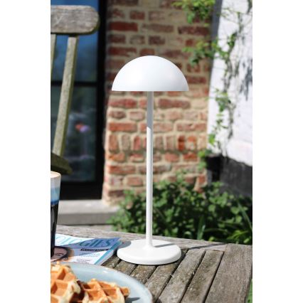 Lucide 15500/02/31 - LED Stmívatelná dotyková venkovní lampa JOY LED/1,5W/3,7V USB IP54 2200 mAh bílá