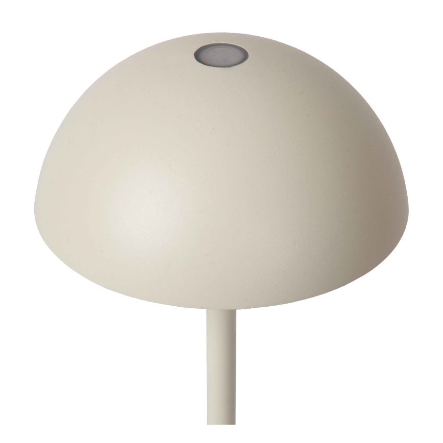 Lucide 15500/02/31 - LED Stmívatelná dotyková venkovní lampa JOY LED/1,5W/3,7V USB IP54 2200 mAh bílá